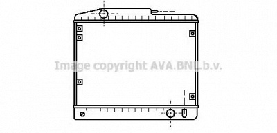 AVA QUALITY COOLING ms2106 -  Радиатор, охлаждение двигателя